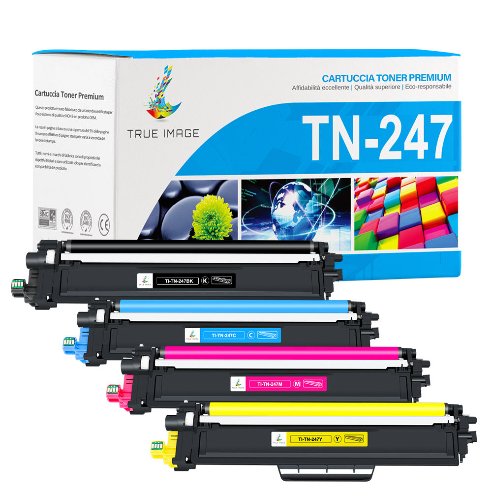Toner Comp. Con Brother TN247 Ciano - Con Chip DCP-L3510 HL 3210 HL 3230 - Foto 4