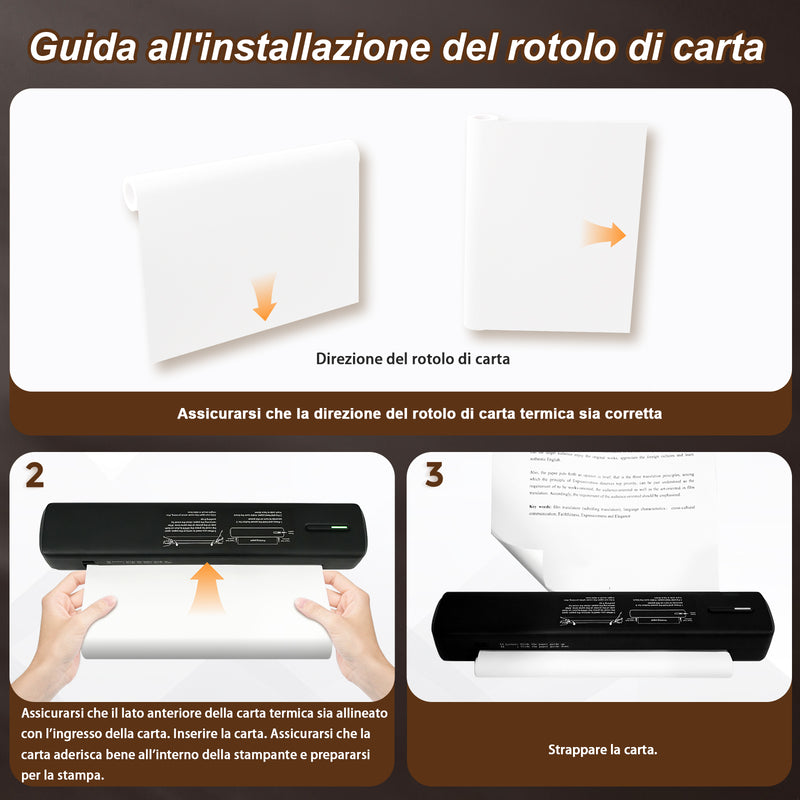 True Image TC80 stampante termica portatile Letter/A4/Tattoo