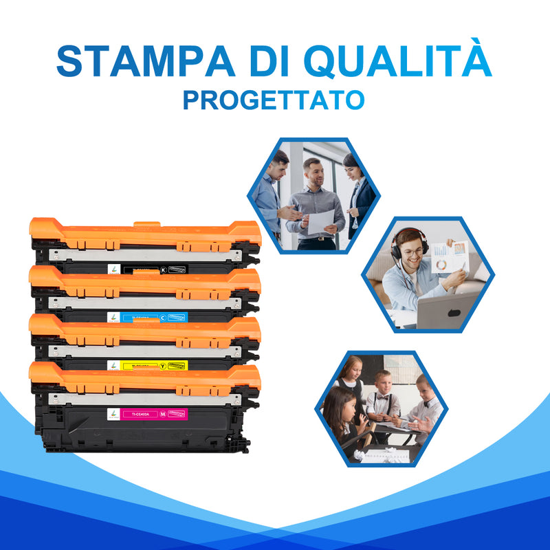 HP LaserJet Pro 500 color MFP M570dn Toner Compatibile - HP 507X/A
