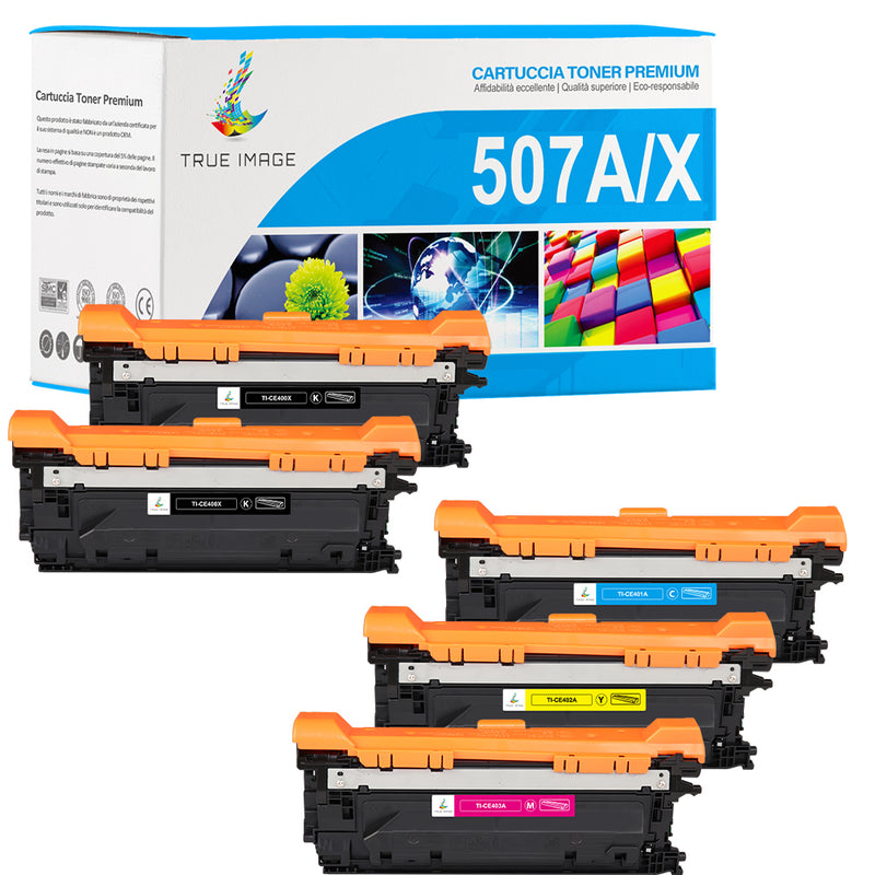 HP Color LaserJet CP3525DN Toner Compatibile 5PK