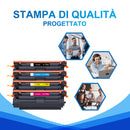 4 Toner HP 508A Nero + Colore Compatibile