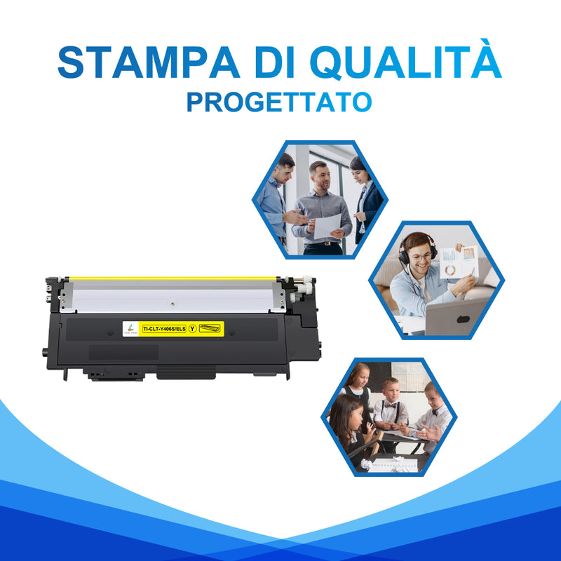 Toner Samsung CLT-Y406S/ELS Giallo Compatibile