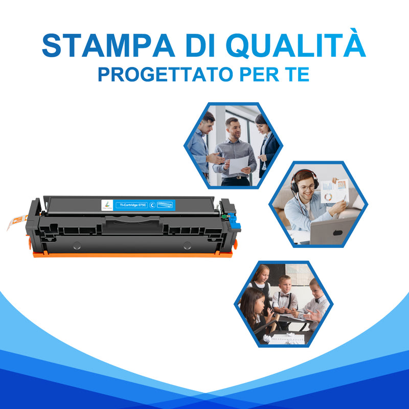 Compatibile Canon 075 Toner Ciano