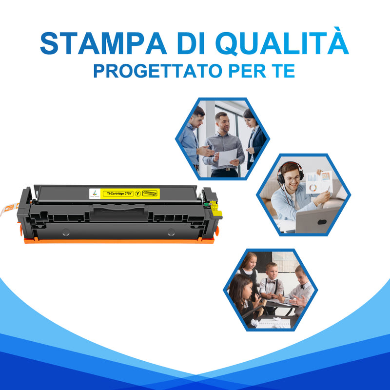 Compatibile Canon 075 Toner Giallo