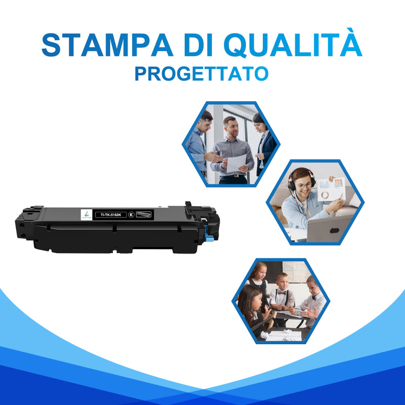 Compatibile Kyocera TK-5160 Nero Toner