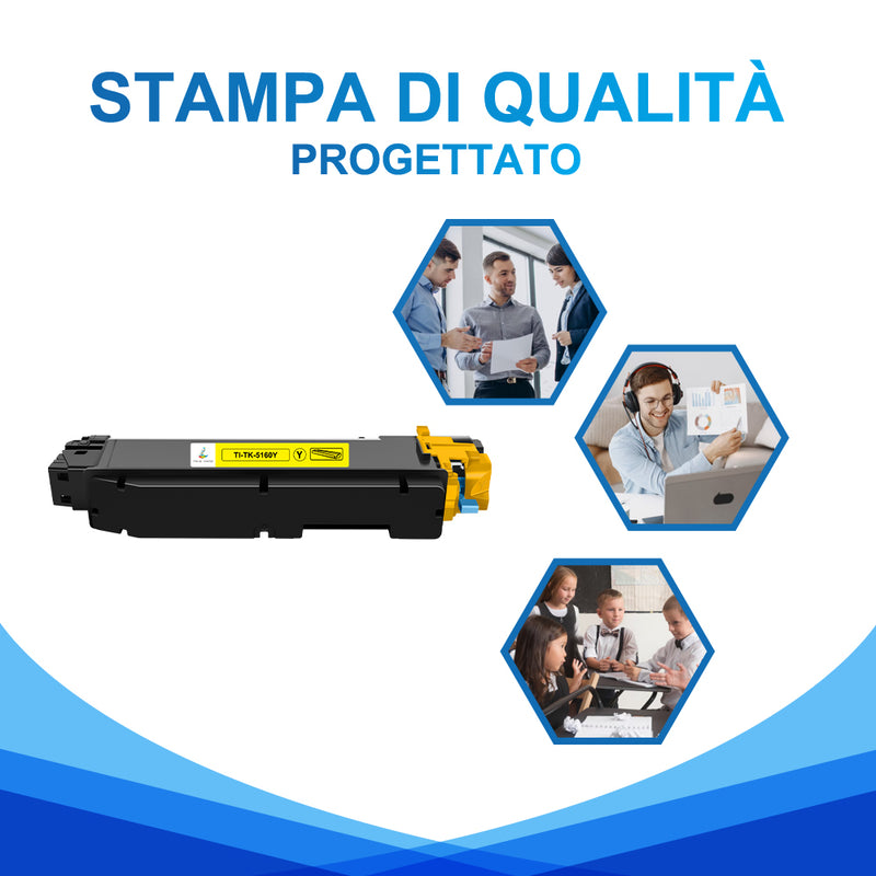 Compatibile Kyocera TK-5160 Giallo Toner