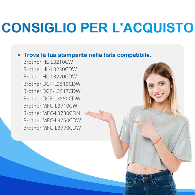 Toner Brother TN243BK Nero Compatibile