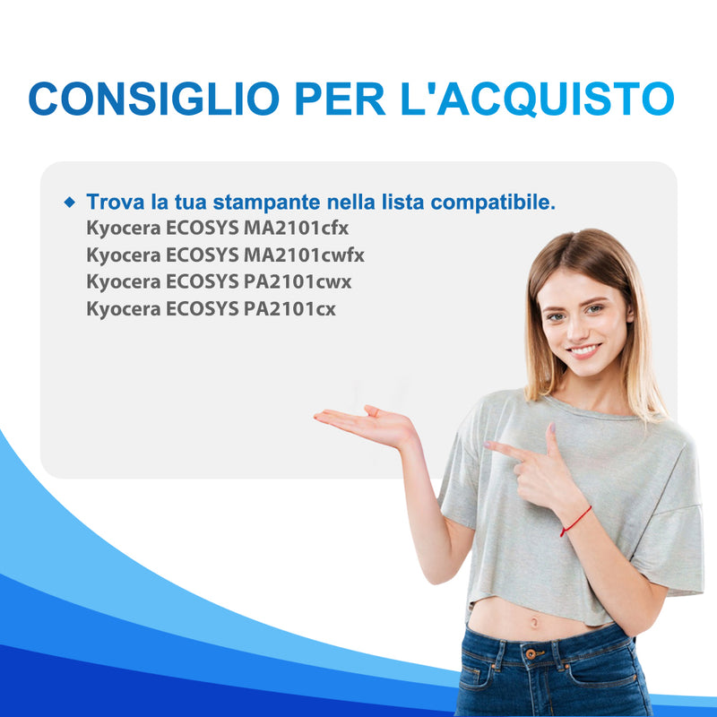 Kyocera TK-5480 Ciano Toner Compatibile