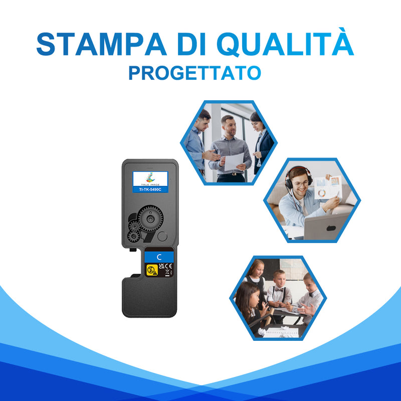 Kyocera TK-5490 ciano Toner Compatibile