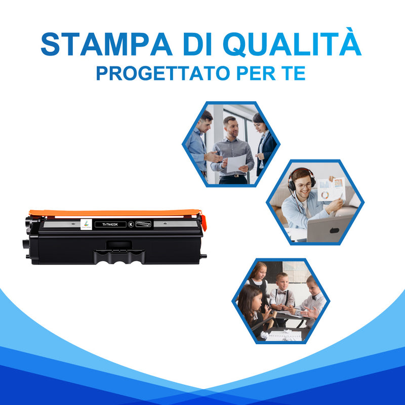 Toner Brother TN421BK Nero Compatibile