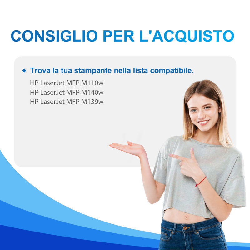 Toner HP 142A W1420A Nero Compatibile Con Chip